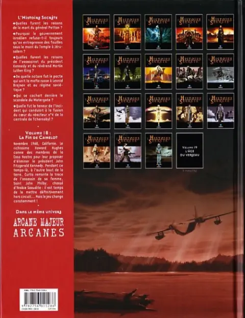 Verso de l'album L'Histoire secrète Volume 18 La Fin de Camelot