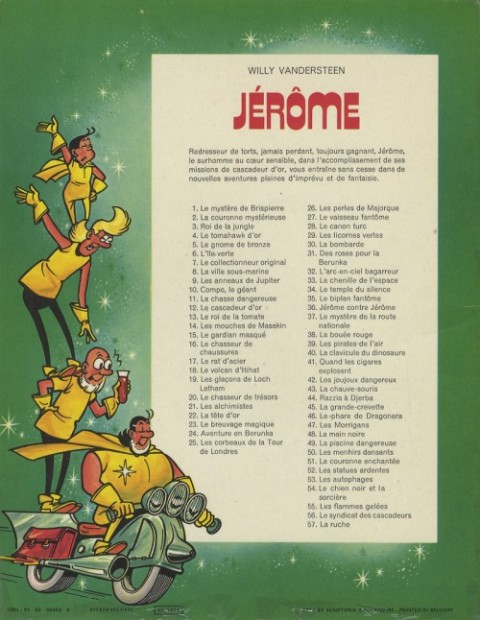 Verso de l'album Jérôme Tome 57 La ruche