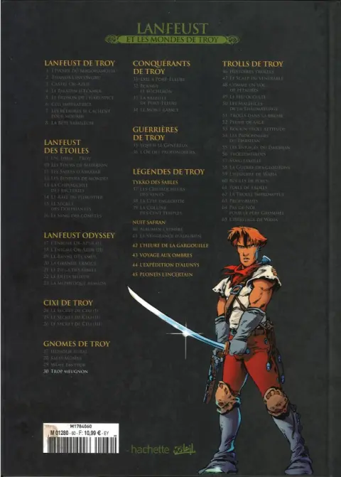 Verso de l'album Lanfeust et les mondes de Troy Tome 30 Gnomes de Troy - Trop Meugnon