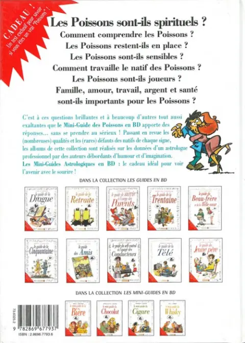 Verso de l'album Le Mini-guide ... Tome 12 Le mini-guide des Poissons