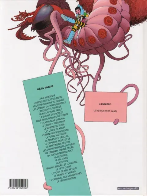 Verso de l'album Le Vagabond des Limbes Tome 29 La réconciliation