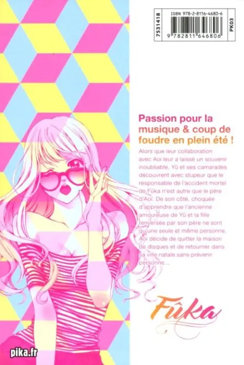 Verso de l'album Fûka 12