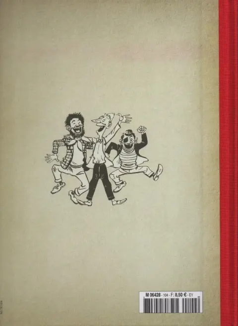 Verso de l'album Les Pieds Nickelés - La collection Tome 105 Les Pieds Nickelés et leur fusée atomique