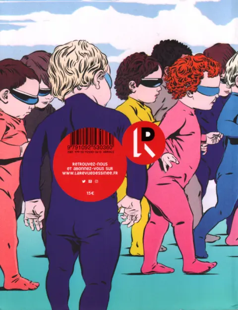 Verso de l'album La Revue dessinée #21