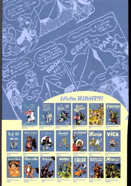 Verso de l'album Découvertes R.Mas