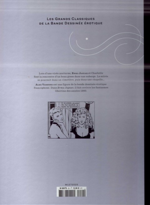 Verso de l'album Les Grands Classiques de la Bande Dessinée Érotique - La Collection Tome 20 Erma Jaguar - tome 3