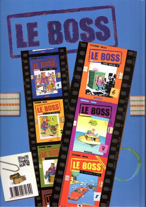 Verso de l'album Le Boss Tome 9 Les fonds de tiroir du boss
