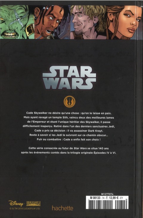 Verso de l'album Star Wars - Légendes - La Collection Tome 74 Star Wars Legacy - V. Loyauté