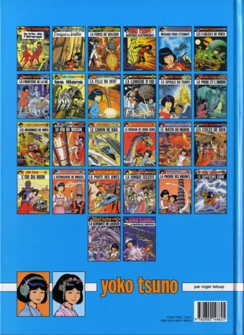 Verso de l'album Yoko Tsuno Tome 26 Le maléfice de l'améthyste