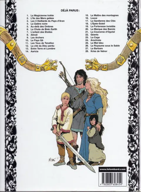Verso de l'album Thorgal Tome 16 Louve