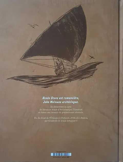 Verso de l'album Une aventure de Renée Stone Tome 2 Le Piège de la mer Rouge
