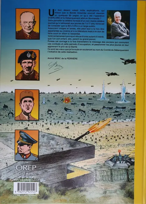 Verso de l'album Overlord 6 juin 1944