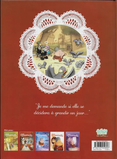 Verso de l'album Mamette Tome 1 Anges et pigeons