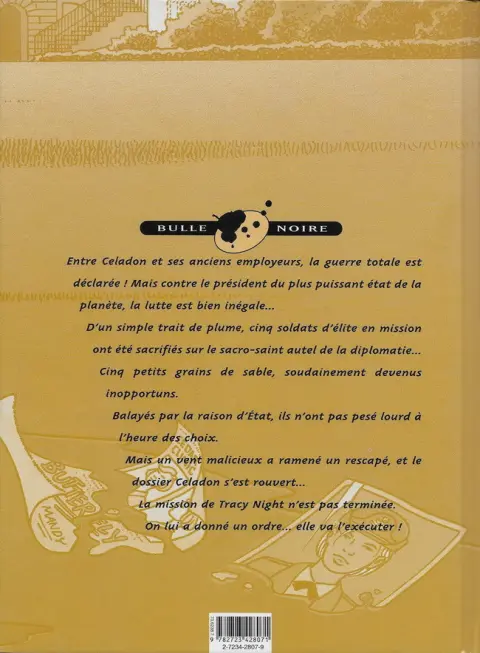 Verso de l'album Celadon Run Tome 2 La colère du papillon