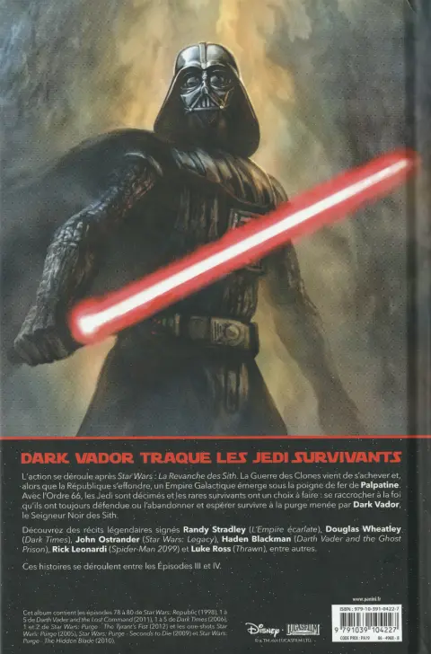 Verso de l'album Star Wars - L'Empire Tome 1