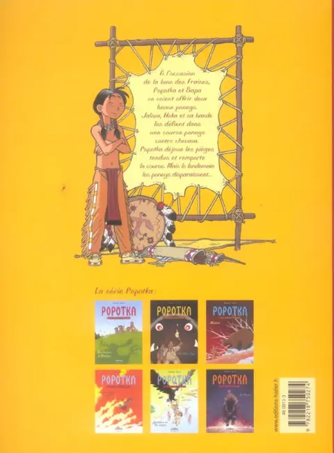 Verso de l'album Popotka le petit Sioux Tome 3 Mahto