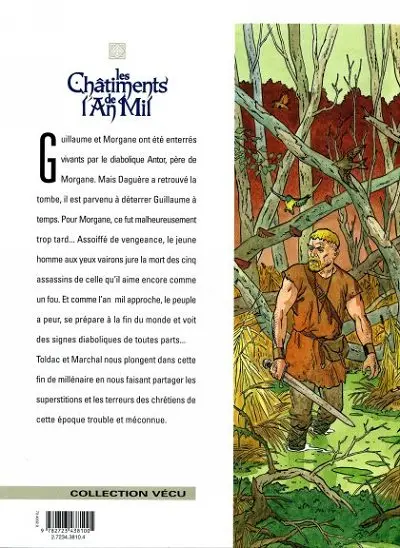Verso de l'album Les Châtiments de l'An Mil Tome 2 Visions d'apocalypse