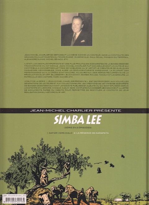 Verso de l'album Simba Lee 1 Safari vers Dialo
