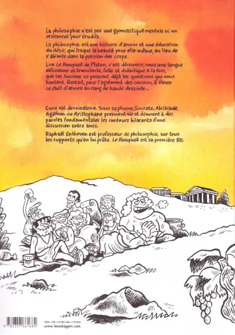 Verso de l'album Le Banquet