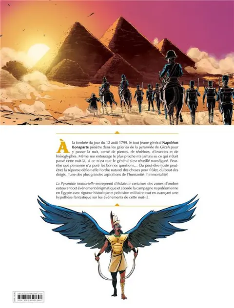 Verso de l'album La Pyramide Immortelle