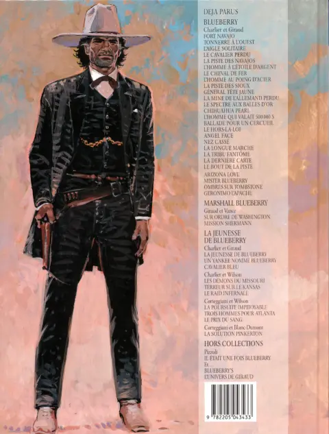 Verso de l'album Blueberry Tome 15 Ballade pour un cercueil