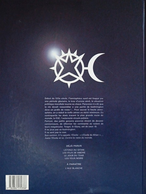 Verso de l'album Gipsy Tome 1 L'étoile du Gitan