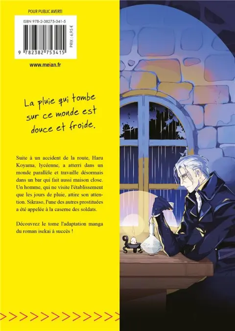 Verso de l'album JK Haru : Sex Worker in Another World 4
