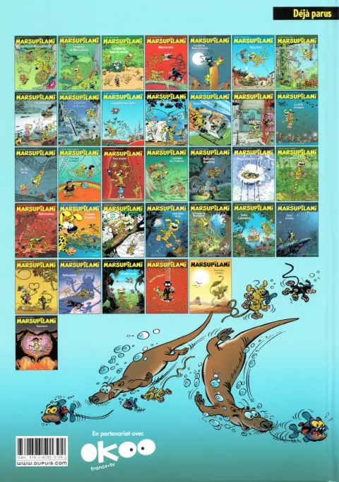 Verso de l'album Marsupilami Tome 21 Red monster
