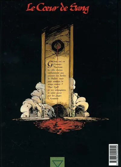 Verso de l'album Le Cœur de sang Tome 2 Le bracelet d'Angrbode