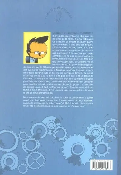 Verso de l'album Comment je suis devenu stupide