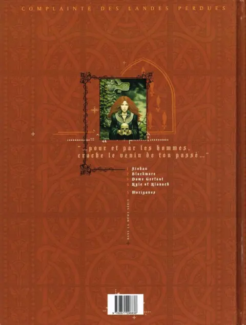 Verso de l'album Complainte des Landes perdues Les Chevaliers du Pardon Tome 1 Moriganes
