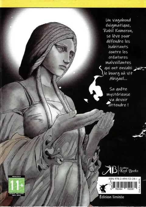 Verso de l'album The legend of Kameron Tome 1