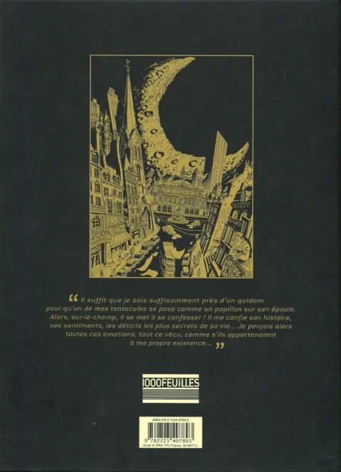 Verso de l'album Le Confesseur sauvage