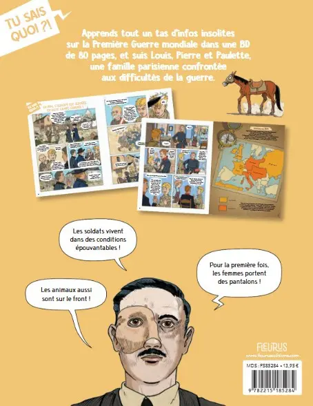 Verso de l'album Tu sais quoi ?! Tome 2 La première guerre mondiale