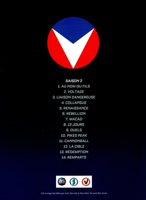 Verso de l'album Michel Vaillant Tome 14 Remparts