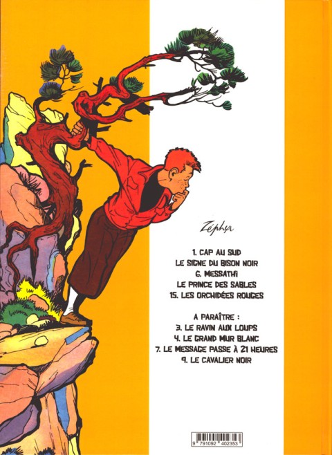 Verso de l'album Zéphyr Tome 3 Messathi Le Prince des Sables