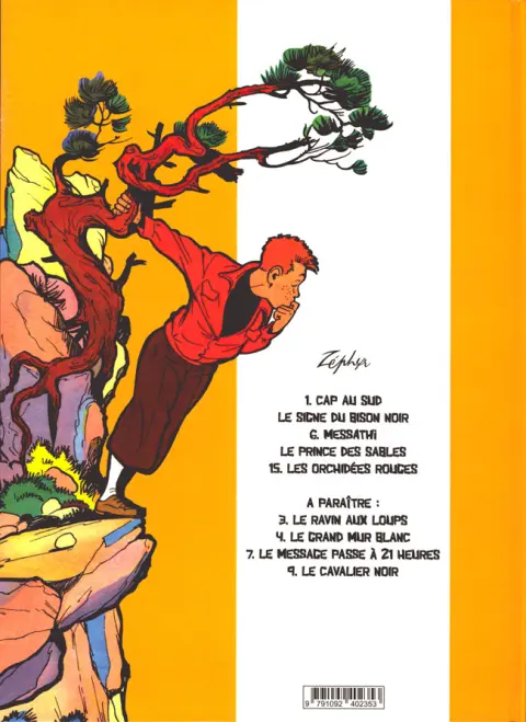 Verso de l'album Zéphyr Tome 6 Messathi Le Prince des Sables