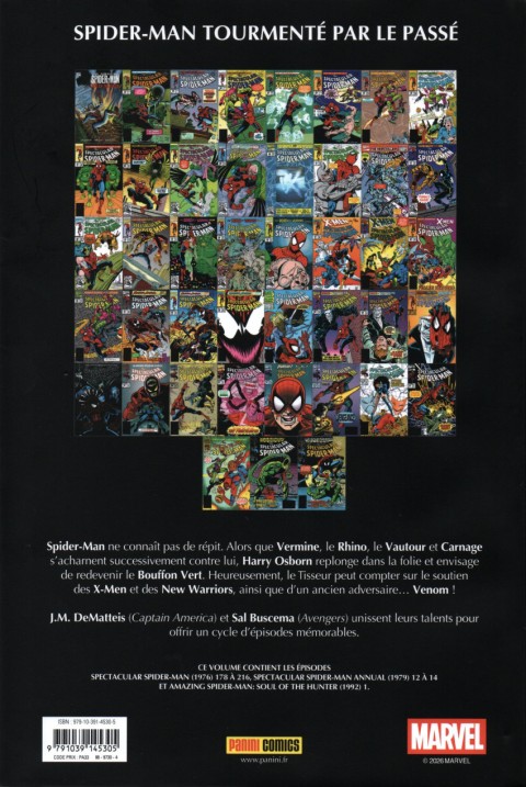 Verso de l'album Spectacular Spider-Man Spectacular Spider-Man