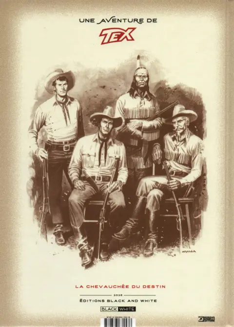 Verso de l'album Tex 20 La chevauchée du destin