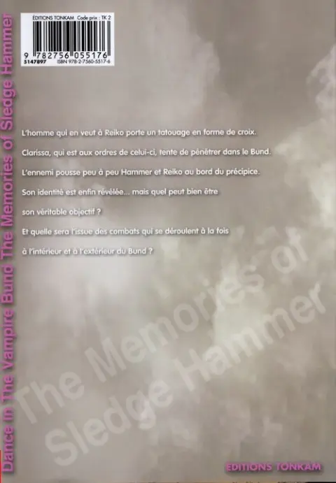 Verso de l'album Dance in the Vampire Bund - The Memories of Sledge Hammer 3
