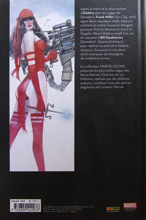 Verso de l'album Elektra