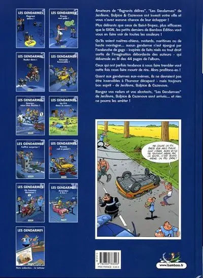 Verso de l'album Les Gendarmes Tome 10 Amendes à lire !