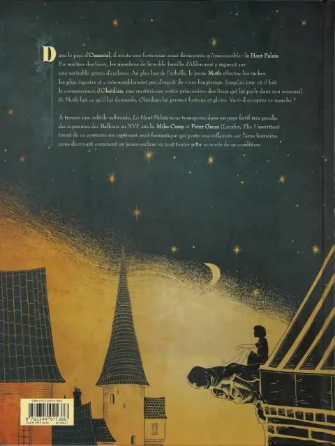 Verso de l'album Le Haut Palais Tome 1 Le Pacte d'Obsidian