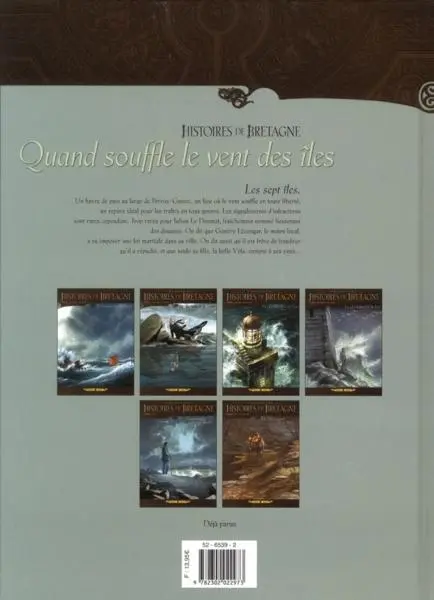 Verso de l'album Histoires de Bretagne Tome 5 Quand souffle le vent des îles