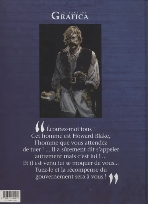 Verso de l'album Howard Blake Tome 1 La lumière de l'ombre