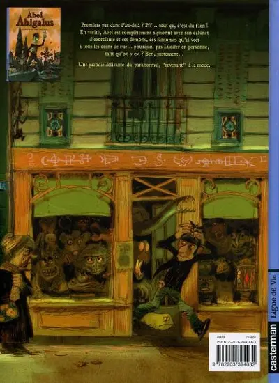 Verso de l'album Abel Abigalus Tome 1 Premiers pas dans l'au-delà