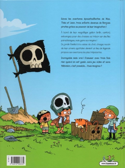 Verso de l'album Jeu de gamins Tome 1 Les pirates
