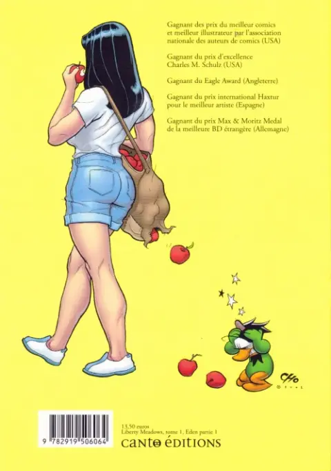 Verso de l'album Liberty Meadows Tome 1 Eden - Partie 1