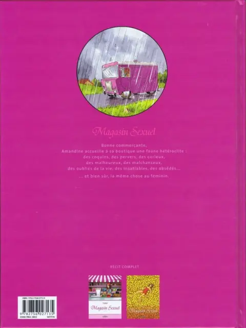 Verso de l'album Magasin Sexuel Tome 2
