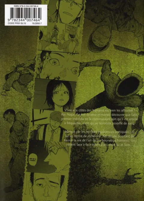 Verso de l'album Ajin : Semi-Humain 3